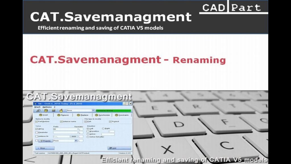 CAT.Savemanagment | CATIA | Tree | Renaming